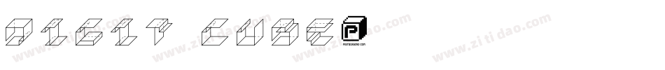 Digit Cube字体转换